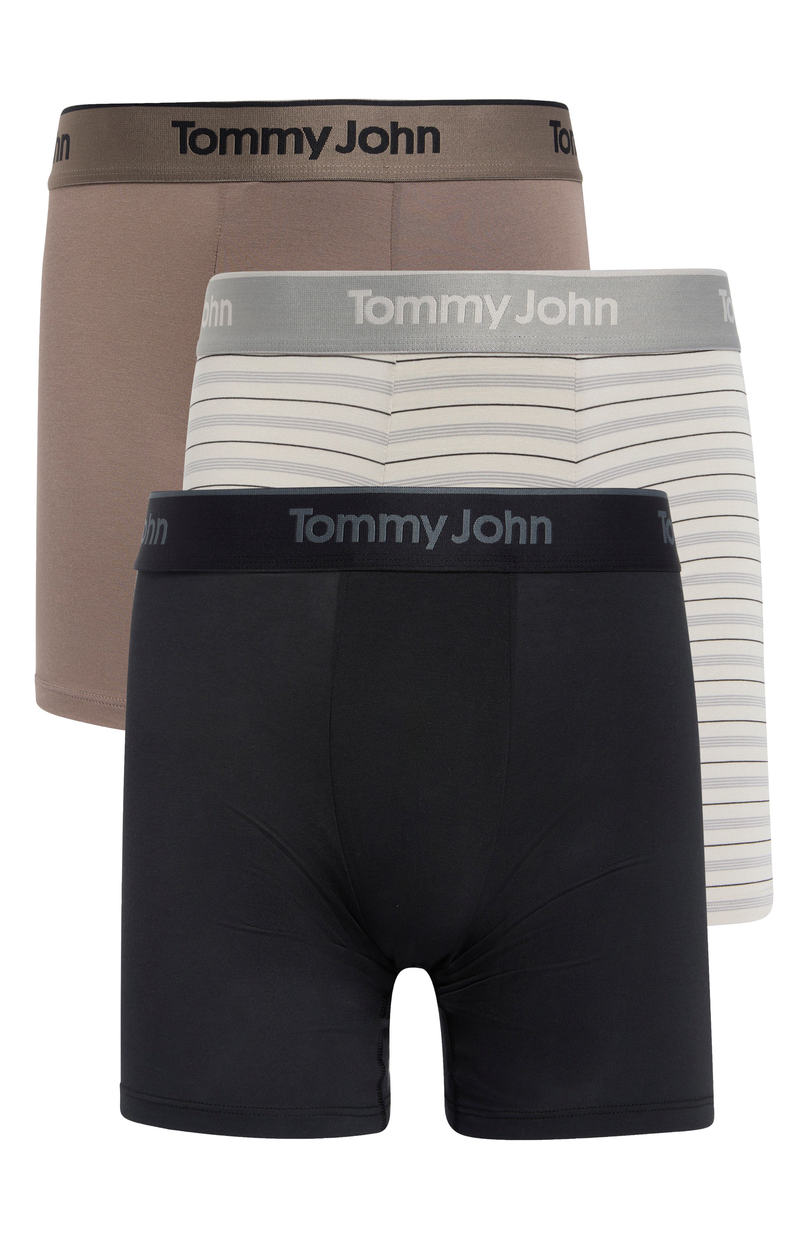Tommy John 3-Pack Second Skin 6-Inch Stretch Modal Boxer Briefs
