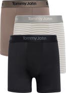 Tommy John 3-Pack Second Skin 6-Inch Stretch Modal Boxer Briefs