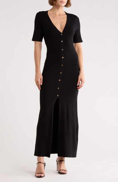 LBLC the label Goldie Buttoned Midi Dress