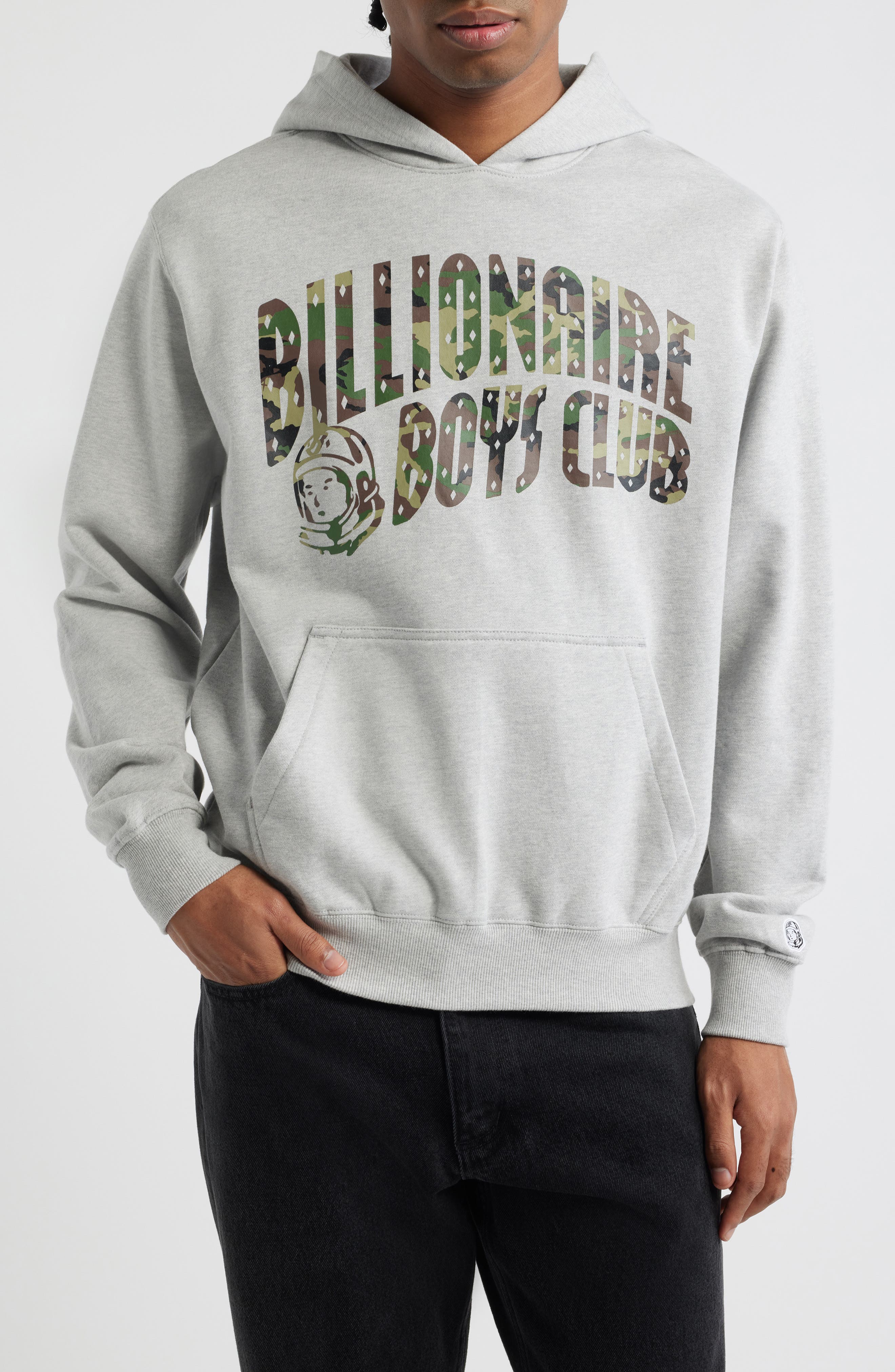 Camo Logo Graphic Hoodie
