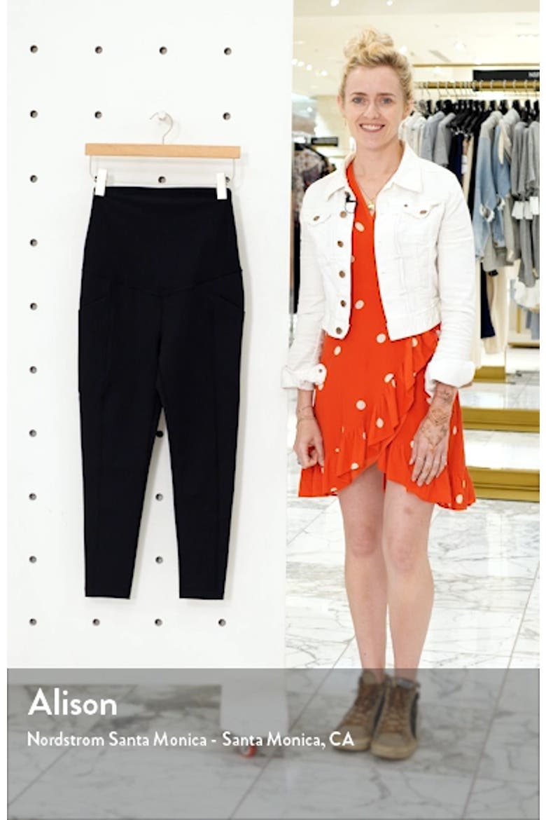 Live in Pocket 7/8 Maternity Leggings video