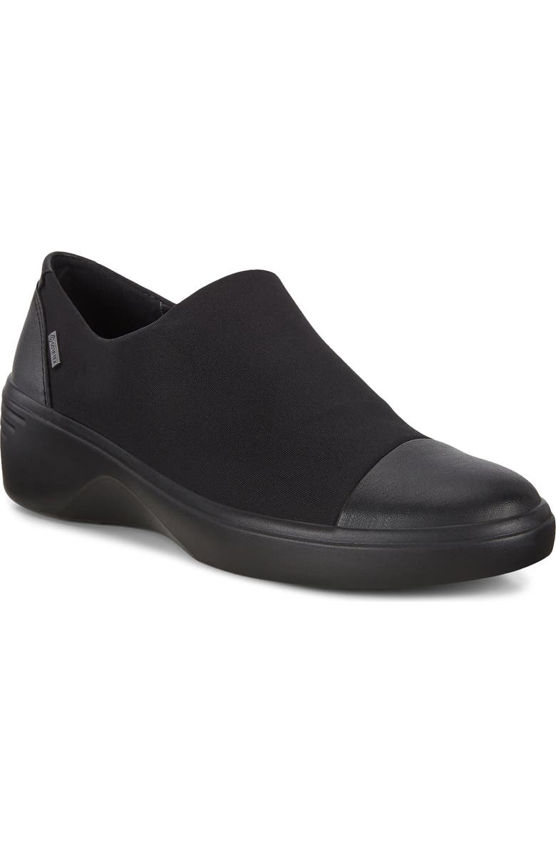 ECCO Soft 7 Gore-Tex<sup>®</sup> Waterproof Wedge Sneaker, Main, color,
