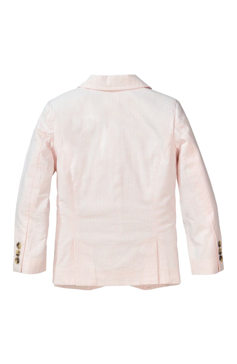 Hope & Henry Baby Boys' Organic Seersucker Suit Jacket, Infant, Alternate, color, Classic Pink Seersucker