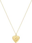 Set & Stones Roxy Heart Locked Initial Necklace
