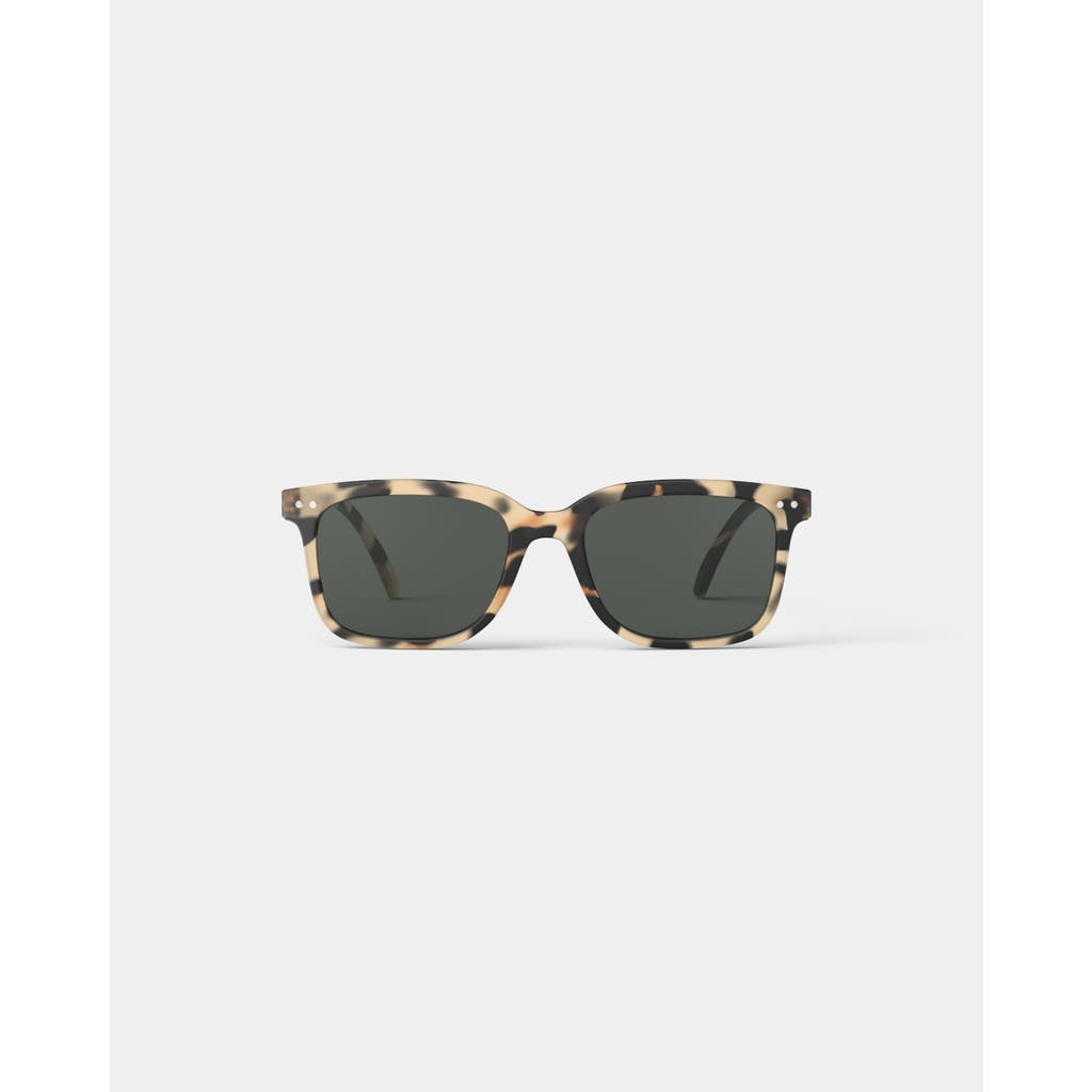Izipizi #l 54mm Rectangular Sunglasses In Brown