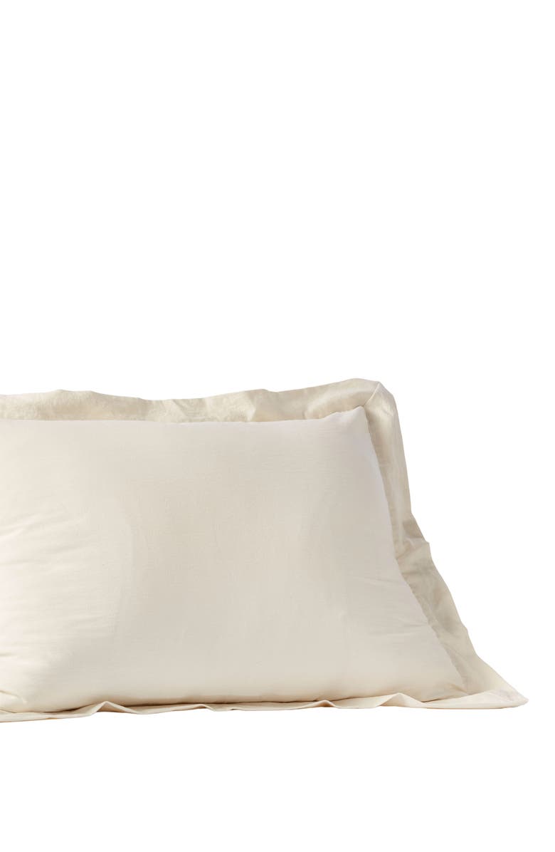 Coyuchi Topanga Organic Cotton Matelassé Bed Blanket, Alternate, color, Undyed