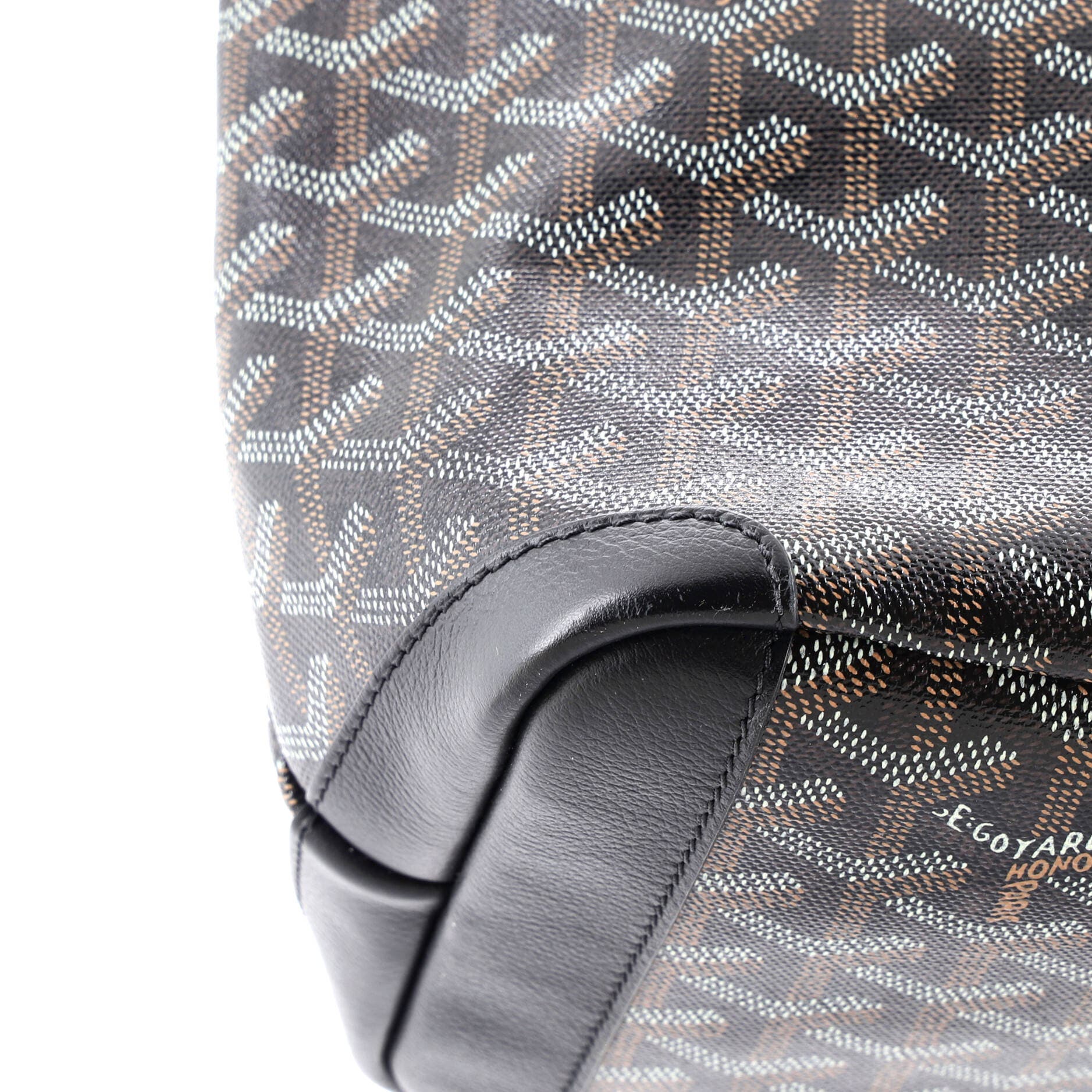 Pre-Owned Goyard Artois Tote Coated Canvas MM, Alternate, color, Black