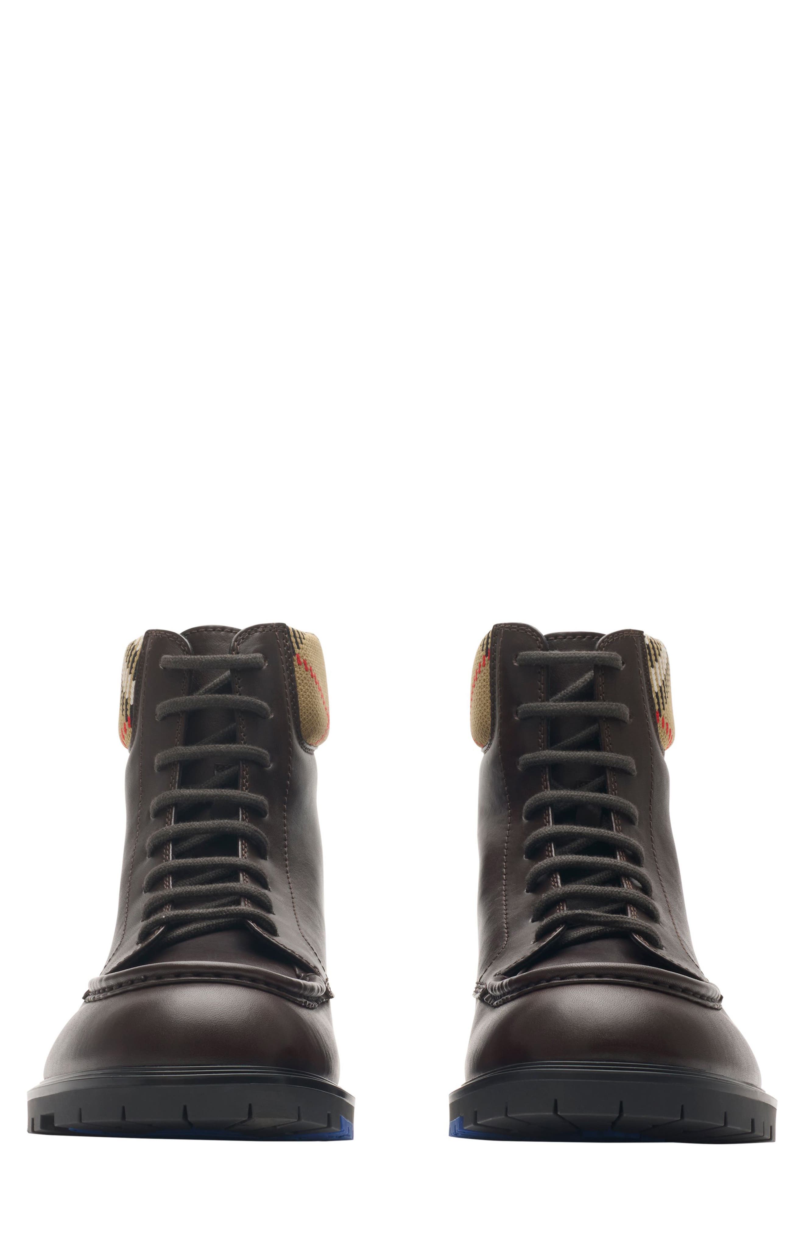 Burberry Rogue Combat Boot, Alternate, color, Log