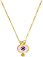 Ottoman Hands Alara Evil Eye Pendant Necklace