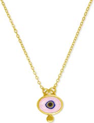 Ottoman Hands Alara Evil Eye Pendant Necklace