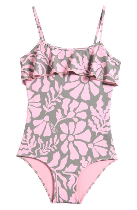 Kids' Ruffle One-Piece Swimsuit (Big Kid)