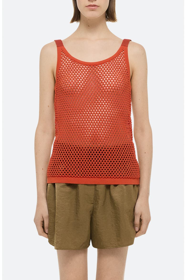 Mesh Cotton Tank, Main, color, SAFETY ORANGE