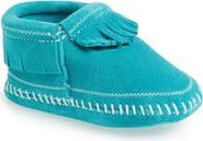 Minnetonka 'Riley' Fringe Suede Bootie