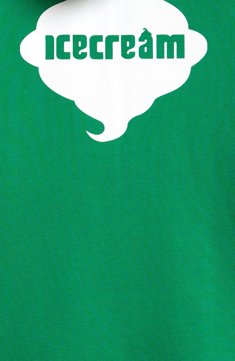 ICECREAM Kids' Marshmallow Cotton Zip Hoodie, Alternate, color, Jolly Green