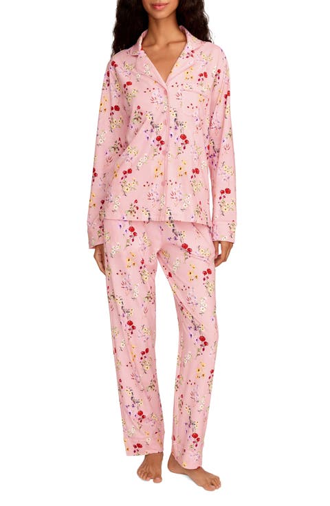 Pima Cotton Jersey Long Pajamas