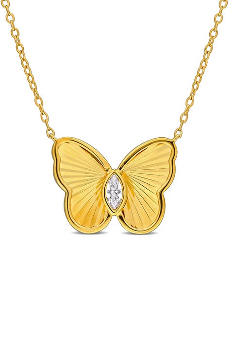 Butterfly Pendant Necklace