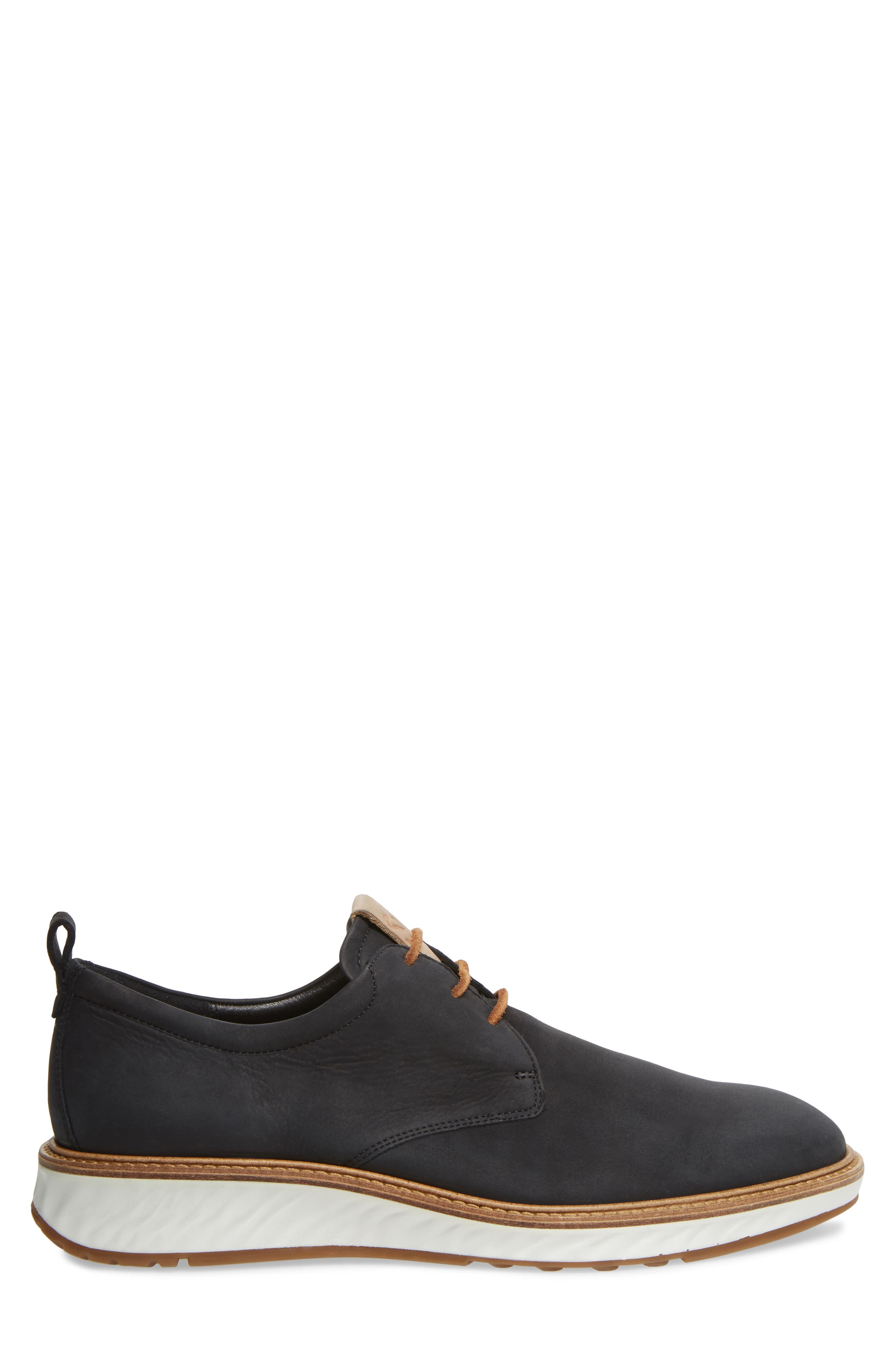 ECCO ST.1 Hybrid Plain Toe Derby, Alternate, color, Black
