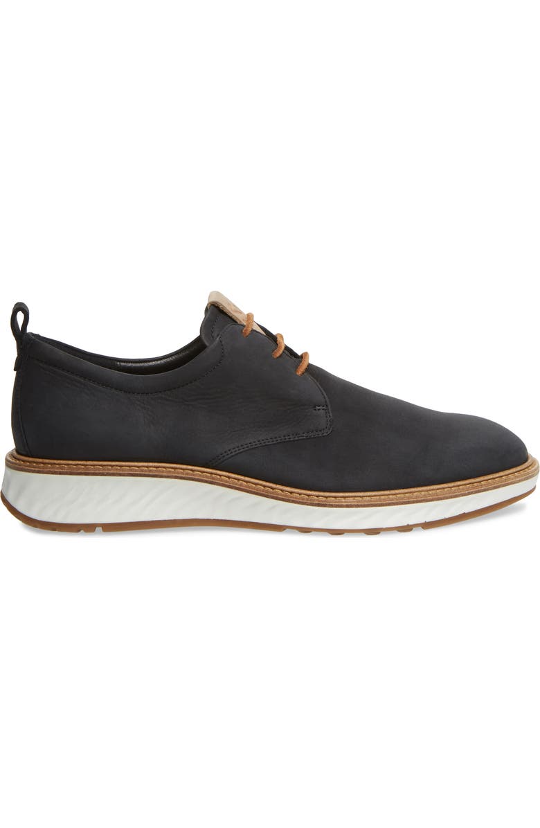 ECCO ST.1 Hybrid Plain Toe Derby, Alternate, color, Black