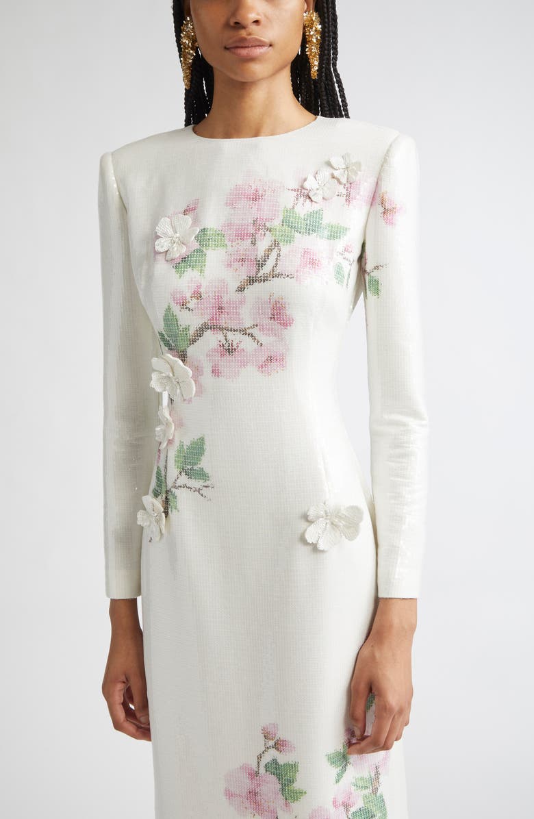 Oscar de la Renta Floral Bouquet Clip-On Earrings, Alternate, color, Yellow Gold