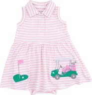 Angel Dear Striped Golf Polo Skirted Romper