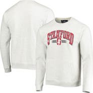 LEAGUE COLLEGIATE WEAR Men's League Collegiate Wear Heathered Gray Stanford Cardinal Upperclassman Pocket Pullover Sweatshirt