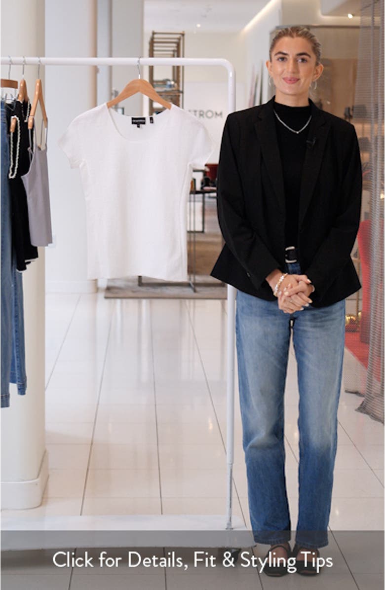 Ribbed Jersey T-shirt, sales video thumbnail