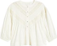 Treasure 
Bond Lace Inset Woven Shirt