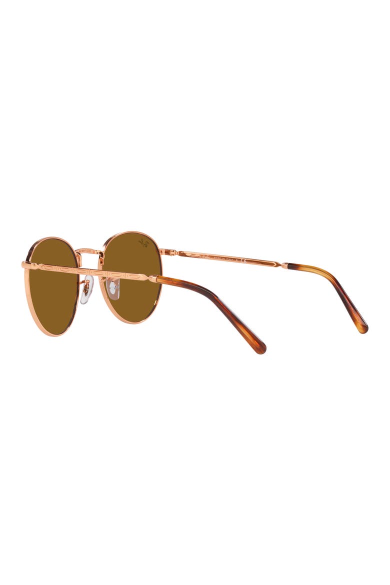 New Round 53mm Phantos Sunglasses, Alternate, color, ROSE GOLD