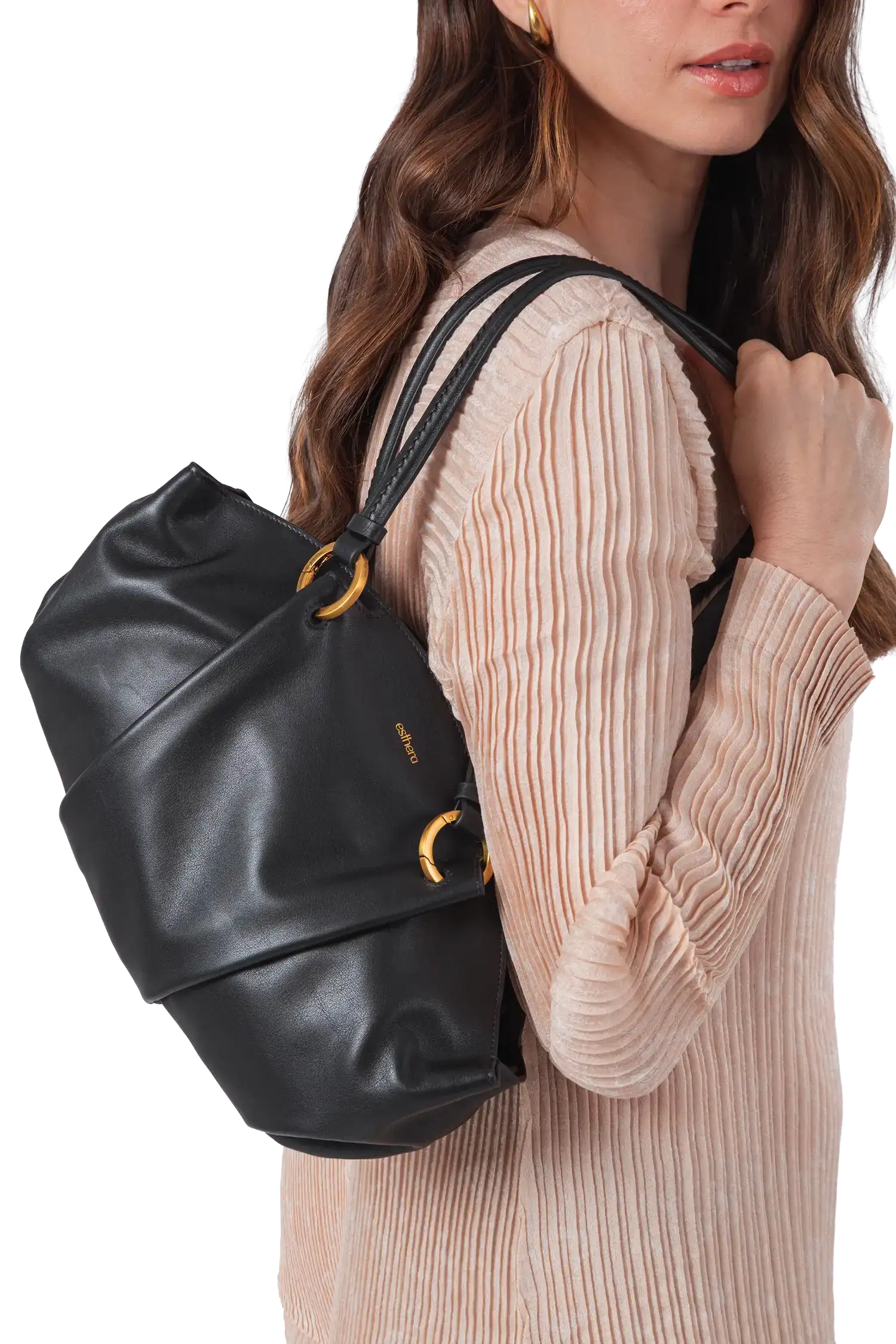 0707 Leather Shoulder Bag, Alternate, color, Black
