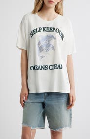 Daydreamer Help Keep Our Oceans Clean Graphic T-Shirt