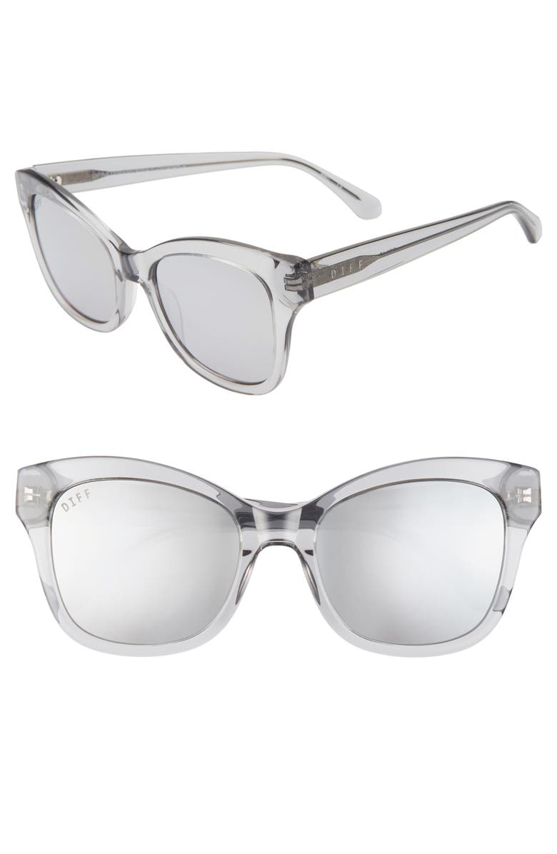 DIFF Skylar 52mm Cat Eye Sunglasses, Main, color,
