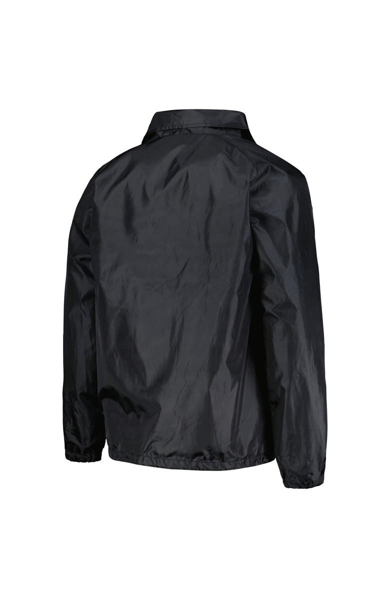 DUNBROOKE Men's Dunbrooke Black San Francisco Giants Coach's Raglan Full-Snap Windbreaker Jacket, Alternate, color, Black