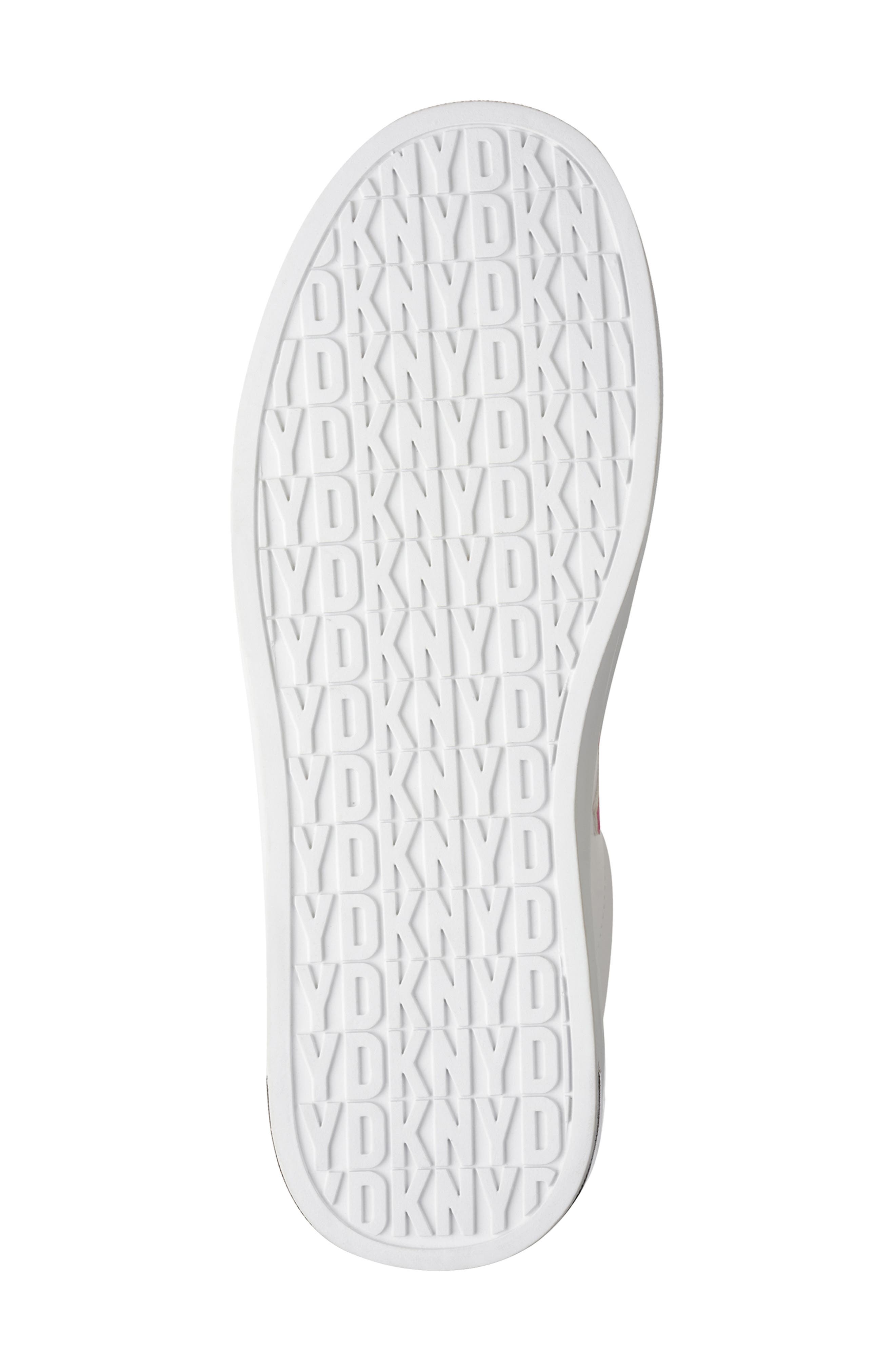 DKNY Abeni Sneaker, Alternate, color, White/ Pink