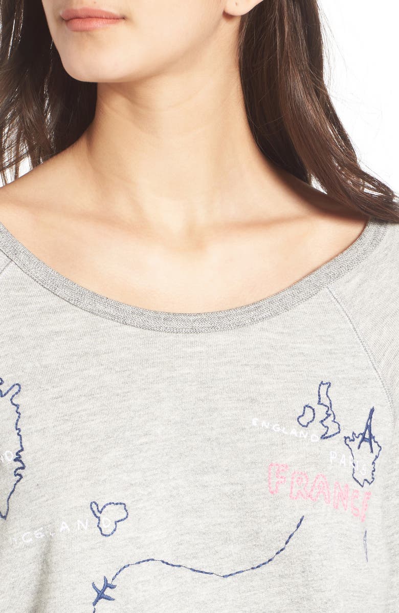 Sundry France to USA Sweatshirt, Alternate, color,