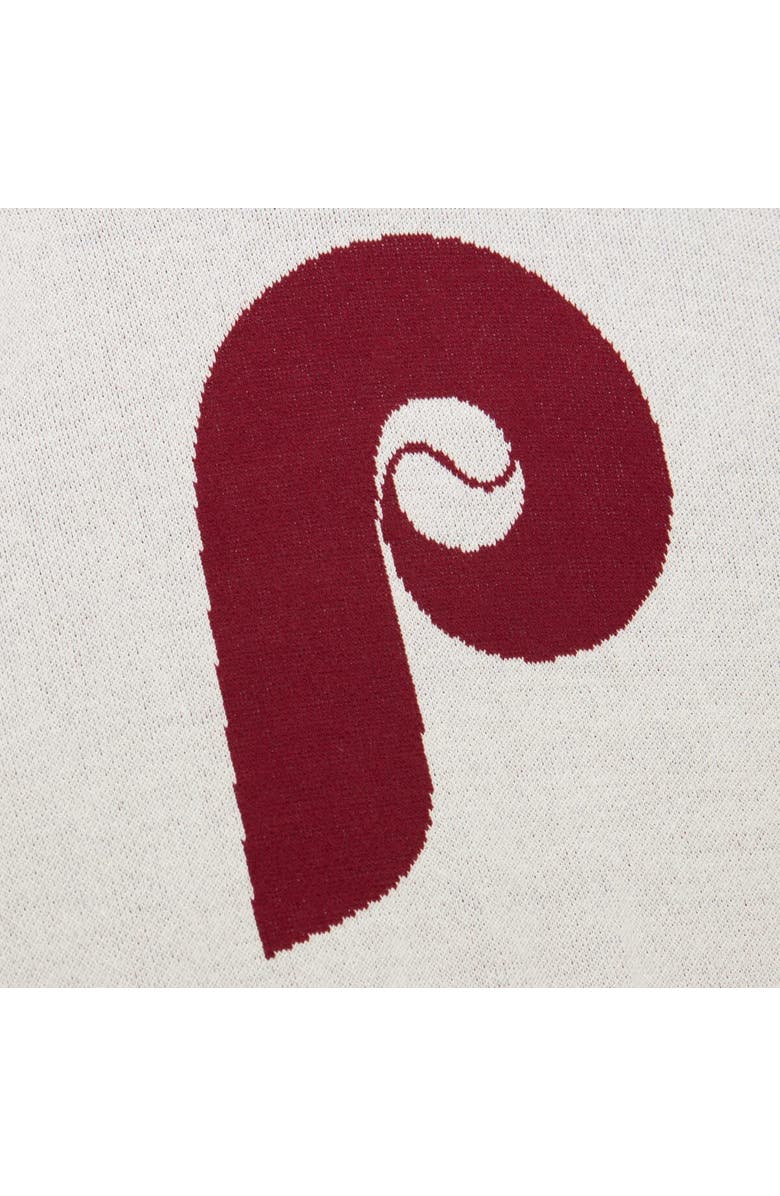 Mitchell & Ness Men's Mitchell & Ness Cream Philadelphia Phillies Retro Pullover Sweater, Alternate, color, Cream