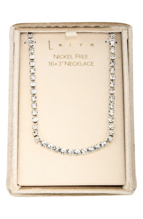 Crystal Tennis Necklace