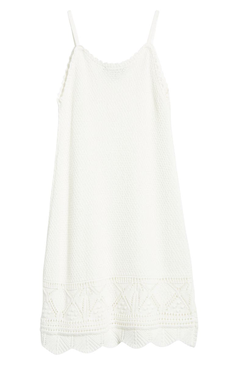 Freshman Kids' Fusile Crochet Sweater Dress, Alternate, color,