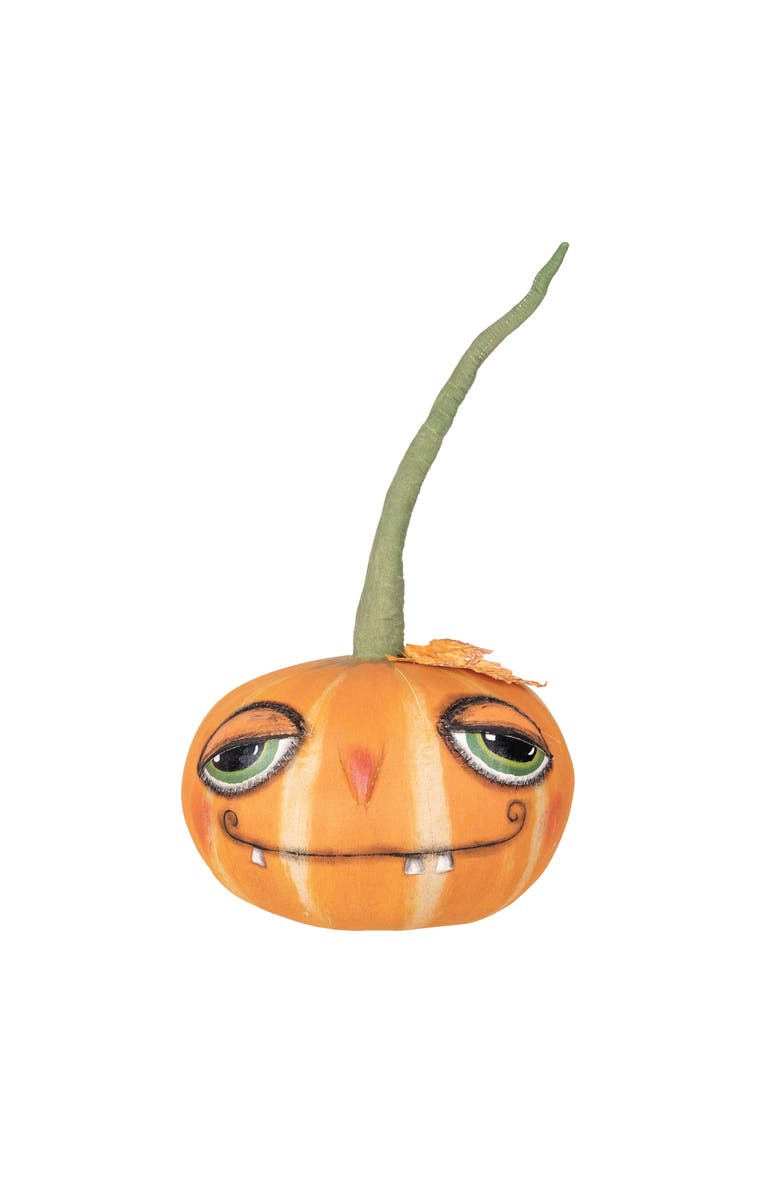 Gallerie II Halloween Jack Pumpkin Head Jack O' Lantern Harvest Folk Art Doll Collectible Figurine, Main, color, Orange