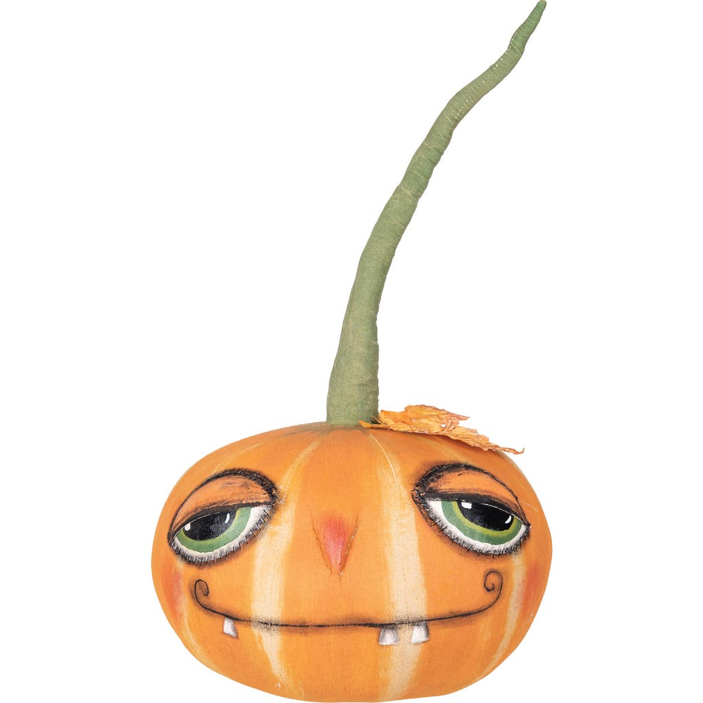 Gallerie Ii Halloween Jack Pumpkin Head Jack O' Lantern Harvest Folk Art Doll Collectible Figurine In Multi