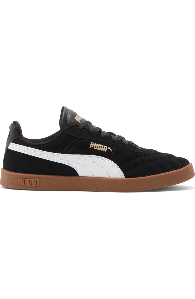 PUMA Club II Indoor Sneaker, Alternate, color, Puma Black/ Puma Gold/ Gum