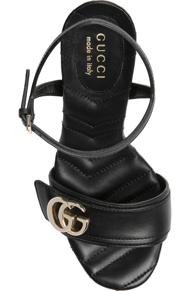 Gucci GG Platform Sandal, Alternate, color, Black