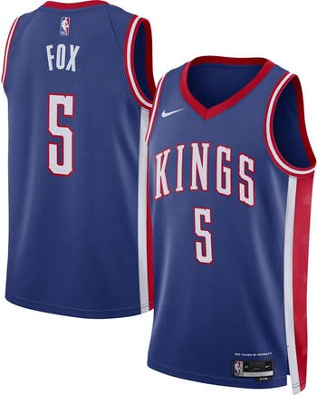Nike Unisex Nike De'Aaron Fox Blue Sacramento Kings 2024/25