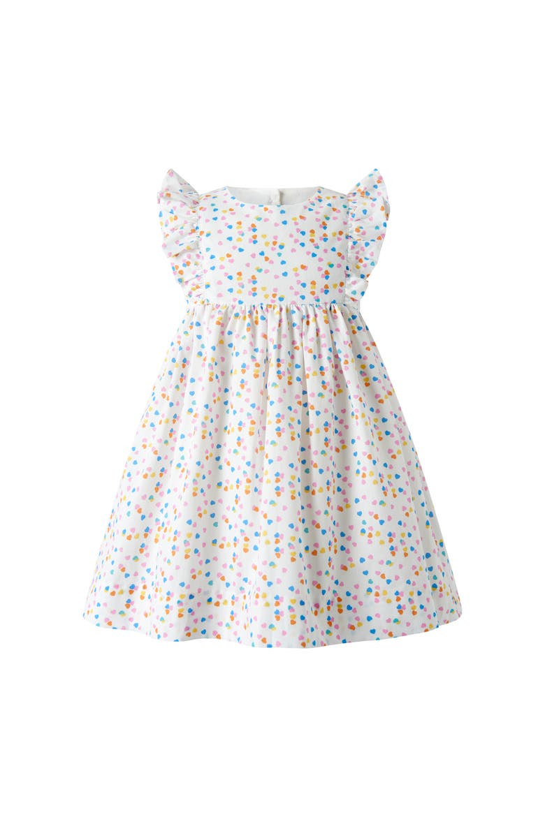 Heart Confetti Sundress & Hat, Alternate, color, Ivory