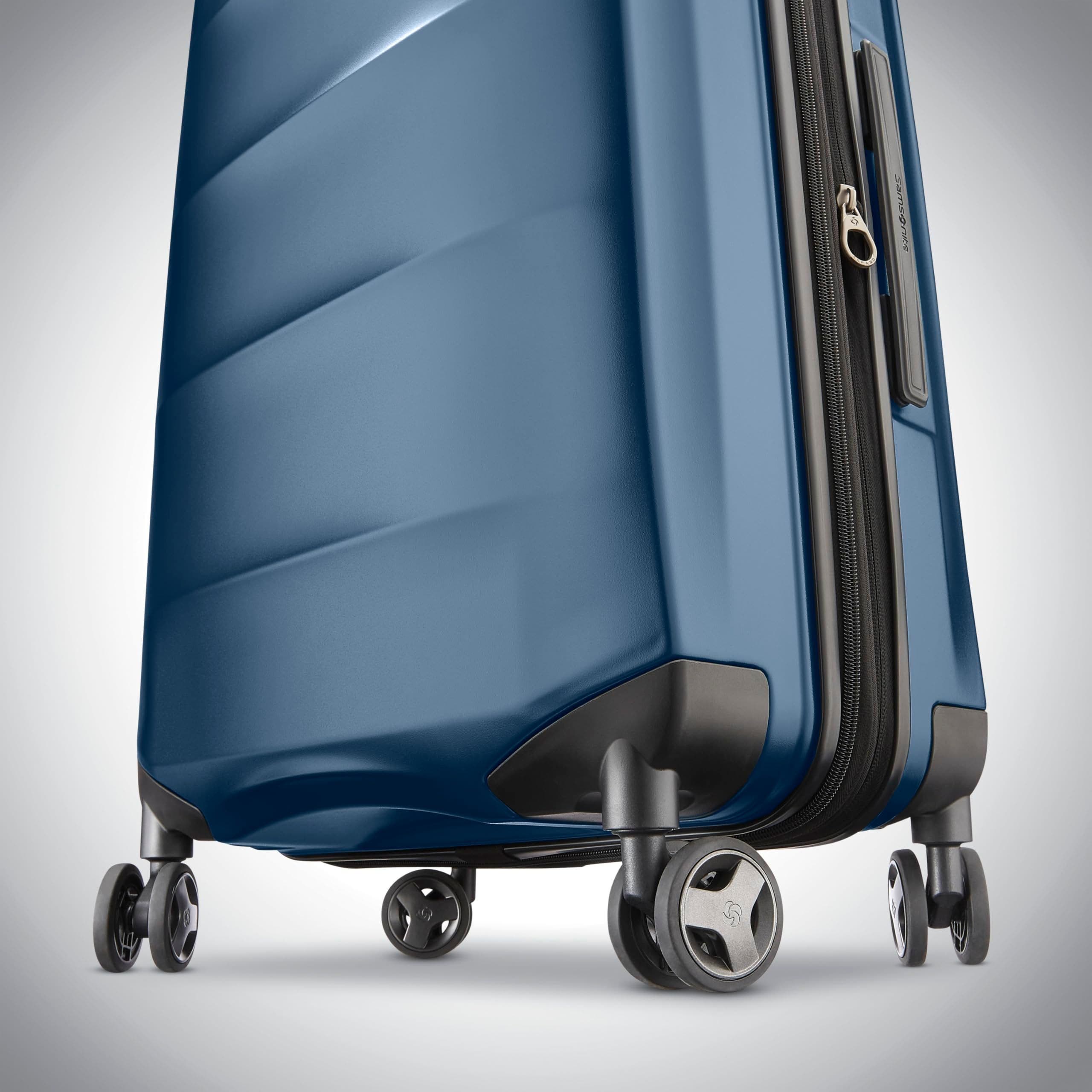 Samsonite Octiv 2-Piece Set (Pro Front Pocket 20/28) Hardside Spinner, Alternate, color, Blue Denim