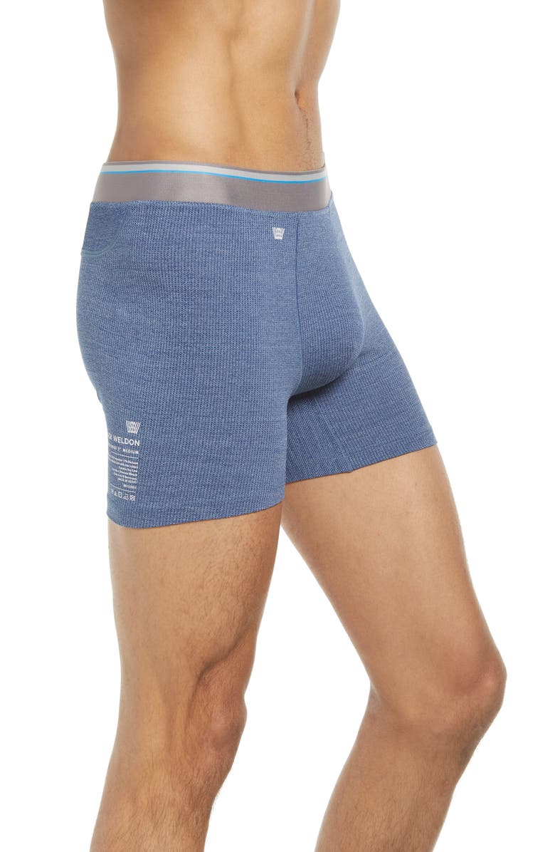 Mack Weldon AIRKNITx Performance Boxer Briefs, Alternate, color, Indigo Heather