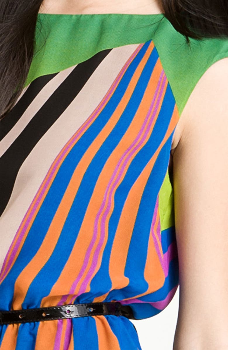 Adrianna Papell Print Chiffon Day Dress, Alternate, color,