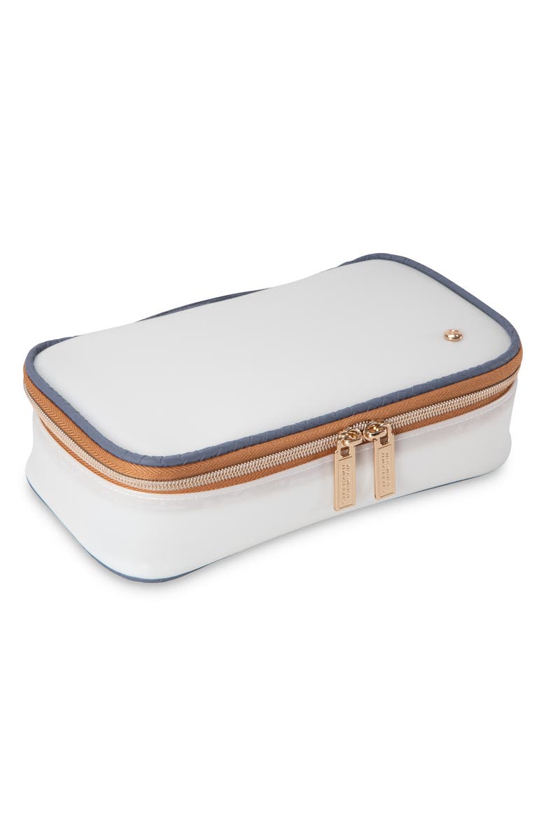 Stephanie Johnson Medium Miami Ultramarine Makeup Case, Alternate, color, Blue