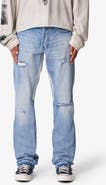 mnml B484 Distressed Flare Jeans