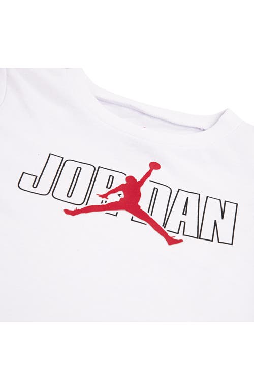 Jordan Baby 2-piece Stacked Mixed Set In Gym Red