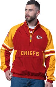 STARTER Men's Starter Red Kansas City Chiefs Prospect Half-Zip Pullover